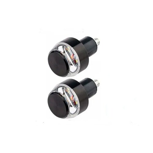 2pz Direccionales Metal Led Puños Motocicleta Cafe Race Hd