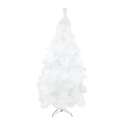 Árbol Navideño Cepillo Artificial Blanco 150 Cm Alto