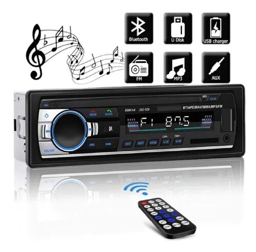  Autoestéreo Para Auto Reproductor Mp3 1 Din Con Bluetooth 
