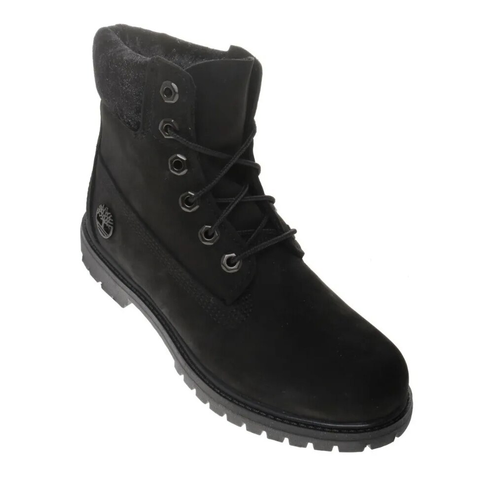 Botas Timberland Mujer Negro 6in Premium Wvelvet Tb0a24ju001