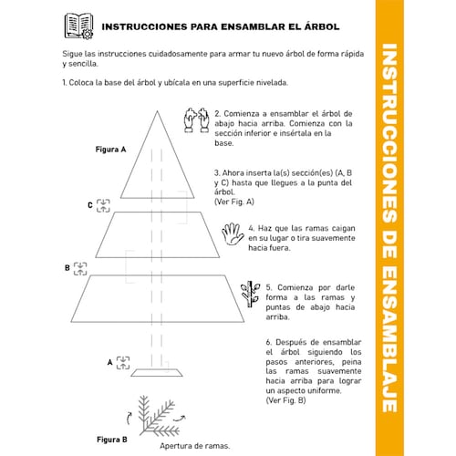 Árbol Navideño Cepillo Esponjado Blanco 240 Cm Altura