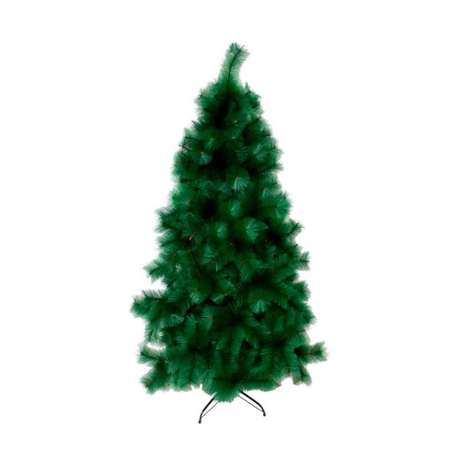 Árbol Verde Cepillo Esponjado Para Navidad 240 Cm Altura