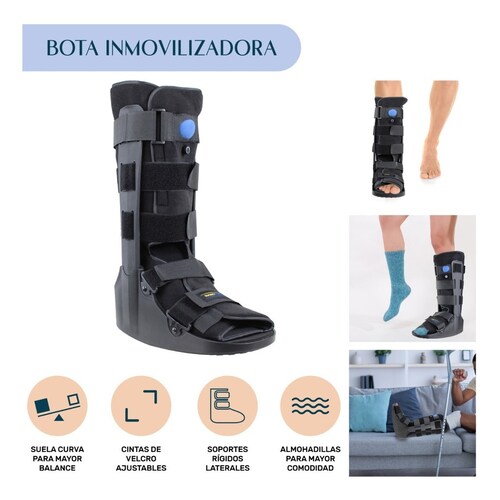 Bota Neumatica Ortopedica Ferula Walker Larga Inmovilizador CH