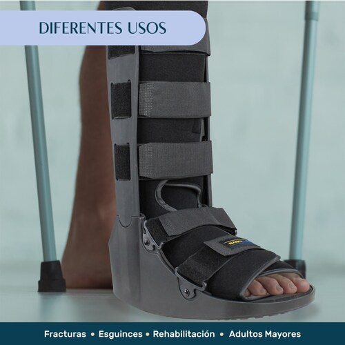 Bota Ortopedica Larga Inmovilizador Tobillo MED