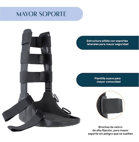 Bota Ortopedica Larga Inmovilizador Tobillo MED