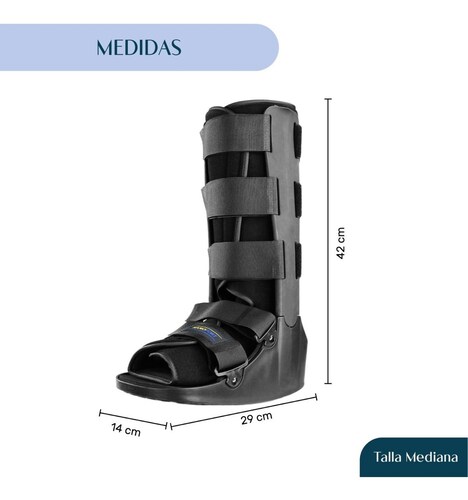 Bota Ortopedica Larga Inmovilizador Tobillo MED