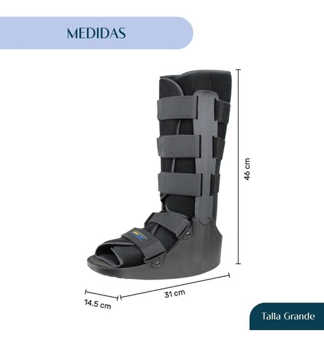 Bota Ortopedica Larga Inmovilizador Tobillo GDE