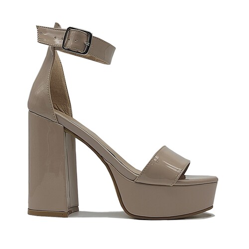 Tacones Zapatillas 1010 EVAG Nude Maquillaje Altas Cómodas Mujer Fiesta Plataforma