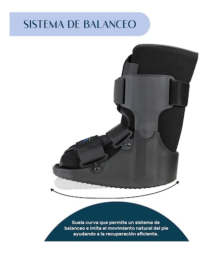 Bota Ortopedica Corta Inmovilizador Tobillo Ferula Walker MED