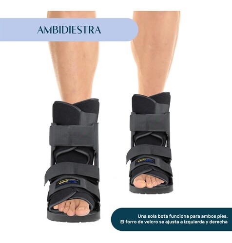 Bota Ortopedica Corta Inmovilizador Tobillo Ferula Walker XL