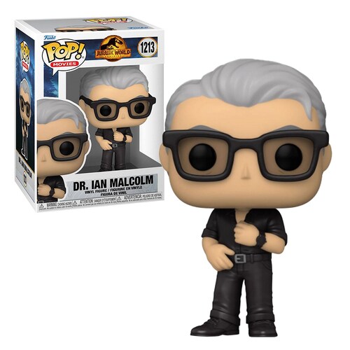 Funko Pop Dr Ian Malcolm #1213 Jurassic World Dominion Figura Original