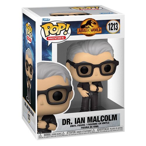 Funko Pop Dr Ian Malcolm #1213 Jurassic World Dominion Figura Original
