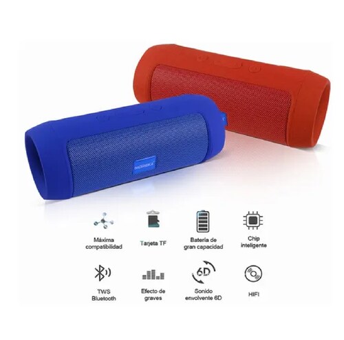 Mini Bocina Bluetooth Portátil Azul