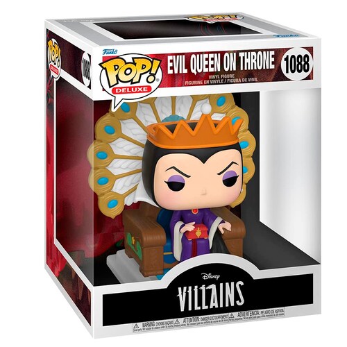 Funko Pop Reina Malvada En Trono #1088 Disney Villanos Figura Deluxe