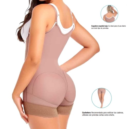 Faja Colombiana Post-Parto Realce Natural Brasier Parcialmente Removible Y De Regalo 30 Unidades De Parches Slim Patch Para Adelgazar Reductores De Celulitis