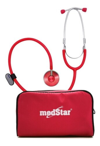 Baumanómetro Kit Con Estetoscopio De Una Campana Rojo