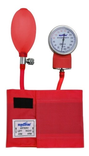 Baumanómetro Kit Con Estetoscopio De Una Campana Rojo