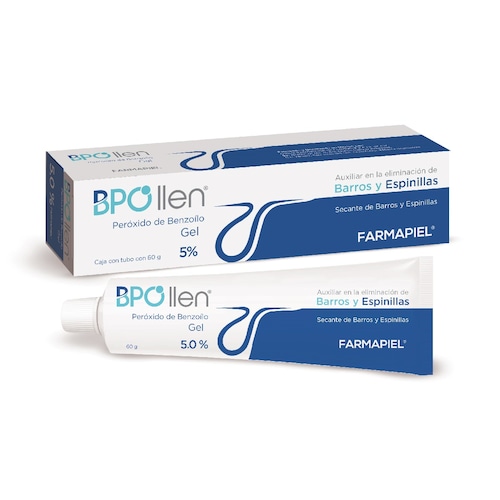 Bpollen Gel 5% Peroxido De Benzolio - Barros y Espinillas  60G
