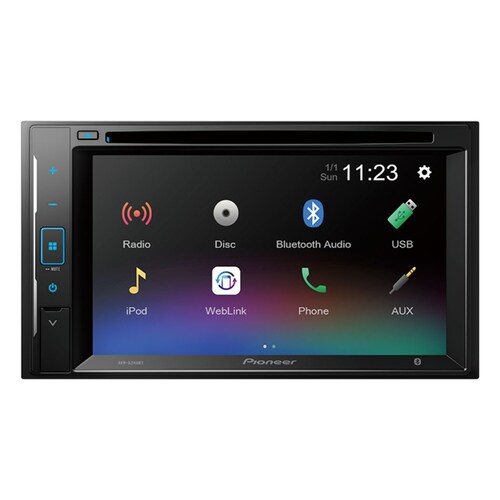 Autoestéreo PIONEER AVH-A245BT 6.2"/50Wx4/DVD/Aux/USB/Bluetooth