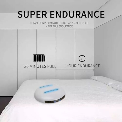 Robot desinfectante, Bactericida, Acaros, Virus. Para usar en la cama, muebles, en el viaje,