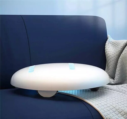 Robot desinfectante, Bactericida, Acaros, Virus. Para usar en la cama, muebles, en el viaje,