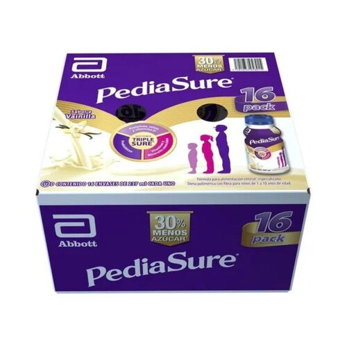 Pediasure Vainilla 16 Pzas de 237 ml