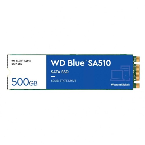 UNIDAD SSD WESTERN DIGITAL BLUE SA510 500GB SATA M.2 2280 WDS500G3B0B  