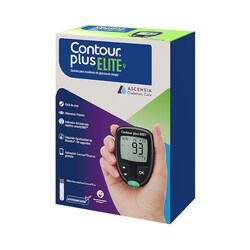 Contour Plus Elite Glucómetro Bluetooth 5 Tiras 5 Lancetas