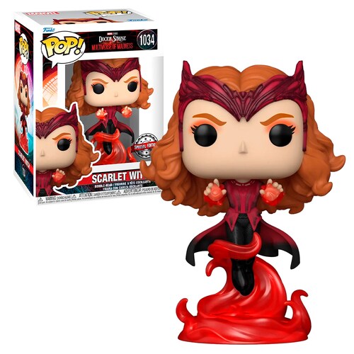 Funko Pop Scarlet Witch #1034 Multiverse Of Madness Edición Especial Original