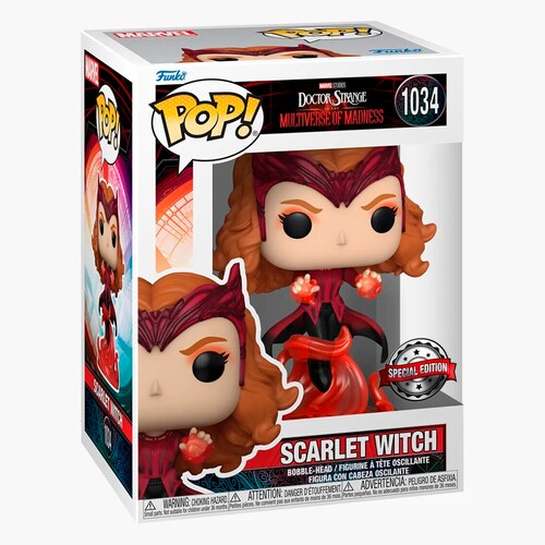 Funko Pop Scarlet Witch #1034 Multiverse Of Madness Edición Especial Original