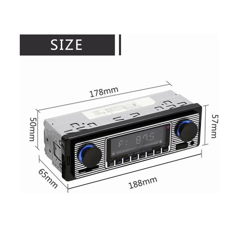Auto Estereo Bluetooth Manos Libres Música Sin Pérdidas Usb