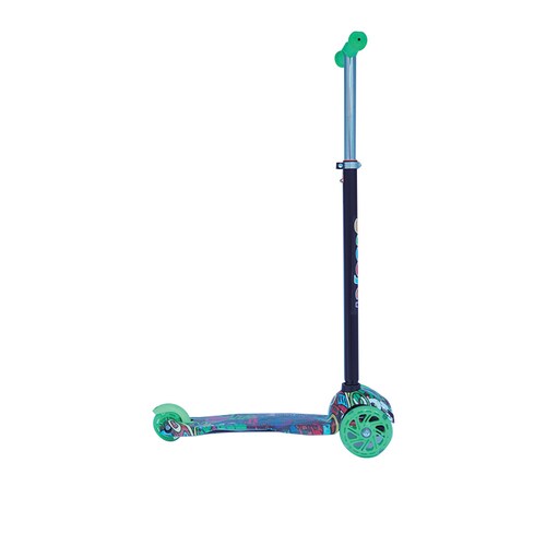 Scooter 676-1 Verde con llantas de luz led 