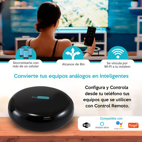 Control Remoto Wifi Infrarrojo Universal L10 Duosmart Alexa/Google/Tuya 2 piezas