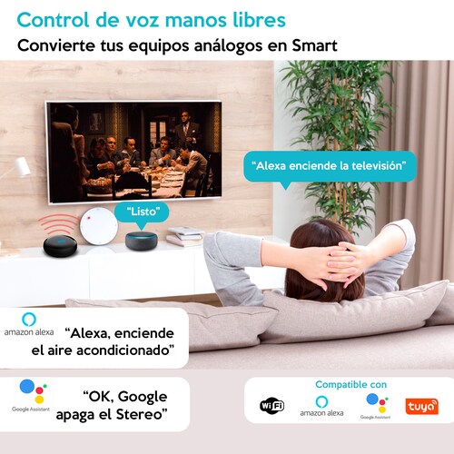 Control Remoto Wifi Infrarrojo Universal L10 Duosmart Alexa/Google/Tuya 2 piezas