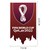 Banderin Conmemorativo Mundial de Futbol Qatar 2022