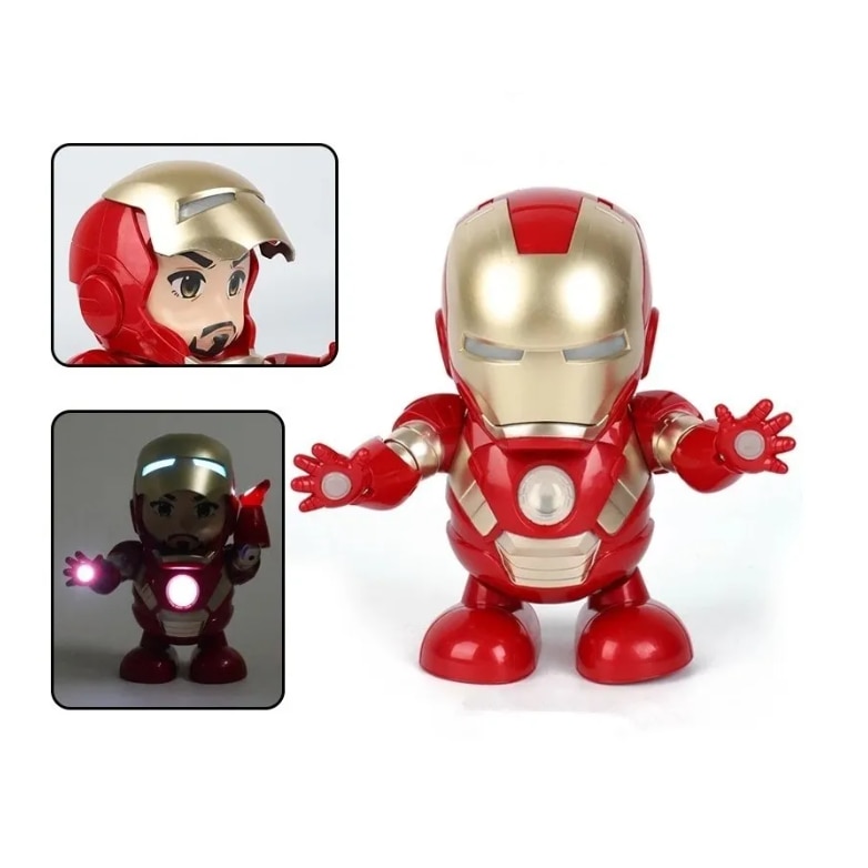 Iron Man Dance Hero Robot Bailarin Juguete Marvel Avengers