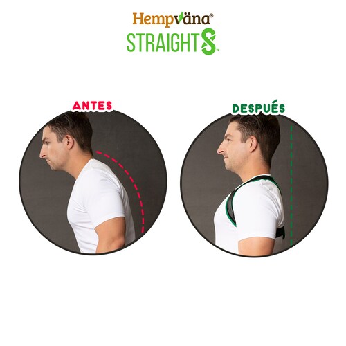 Corrector De Postura Hempvana Straight 8  Tv Ofertas