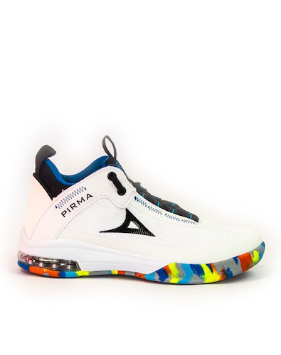 Tenis Pirma Basquetbol Anderson Mod 2011 Blanco Rey - Golero Sport