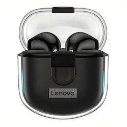 Audífonos Inalámbricos Livepods Lenovo Lp12 Bluetooth negros