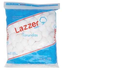 Algodon Torunda 100gr Lazzer (2 Piezas)