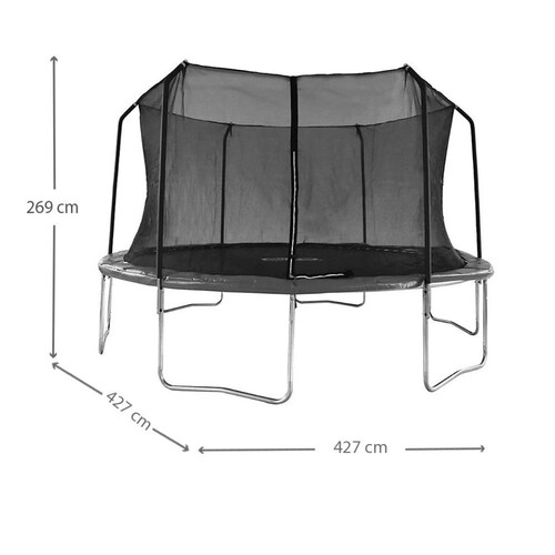 Trampolín brincolin Athletic Works 14 Pies con Malla de Seguridad 4.3