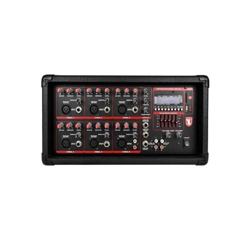 Mezcladora KAISER MIX-2306DUSB Amplificada 6 Canales 