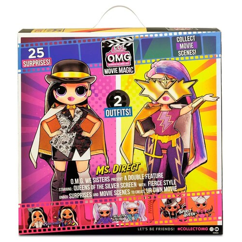 Muñeca Lol Surprise Movie Magic Ms. Direct Fashion Doll Con 25 Sorpresas Y 2 Atuendos