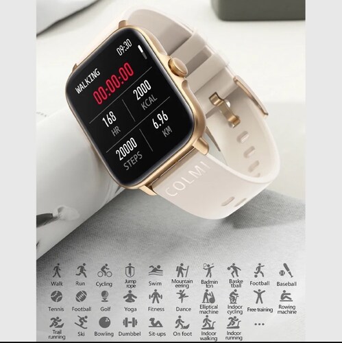 DOOK Relojes Inteligente Mujer, Smartwatch con Función Femenina Presión  Arterial, Monito de Sueño,Podómetro Pulsera Reloj IP67 Impermeable para