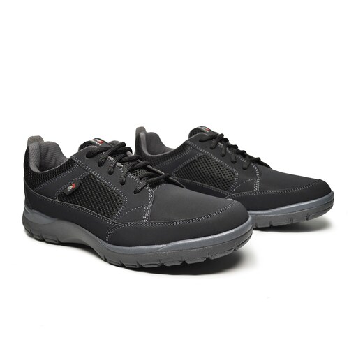 Tenis Bic Air para Hombre Senderismo Casual Country Outdoor Mod. Venture Negro