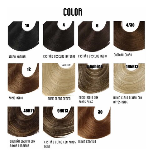 Extensiones Cabello De Liga / Halo De Fibra Resistente Al Calor M01-1BT16 NEGRO BALAYAGE RUBIO CENIZO