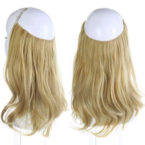 Extensiones Cabello De Liga / Halo De Fibra Resistente Al Calor M01-22/613