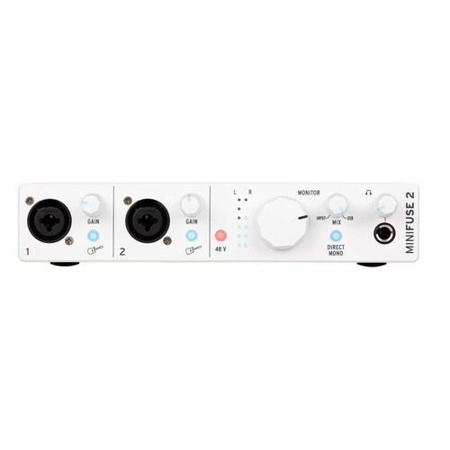 Interfaz De Audio Minifuse 2 Arturia De 2 Canales Profesional blanca