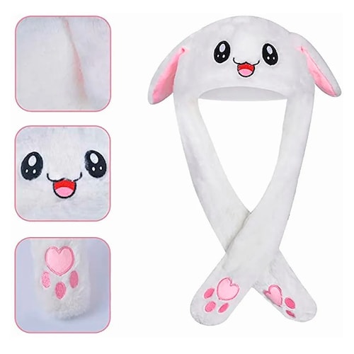 Gorro Conejo Bts Twice Kpop, Las Orejas Se Moverán.