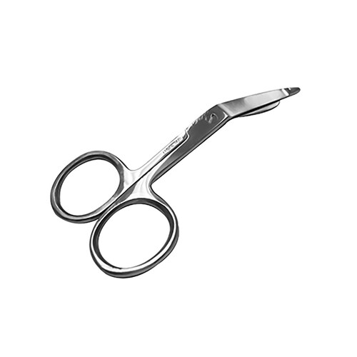  Tijera Lister D/ Botón 9cm P/ Vendajes Hergom Silvery